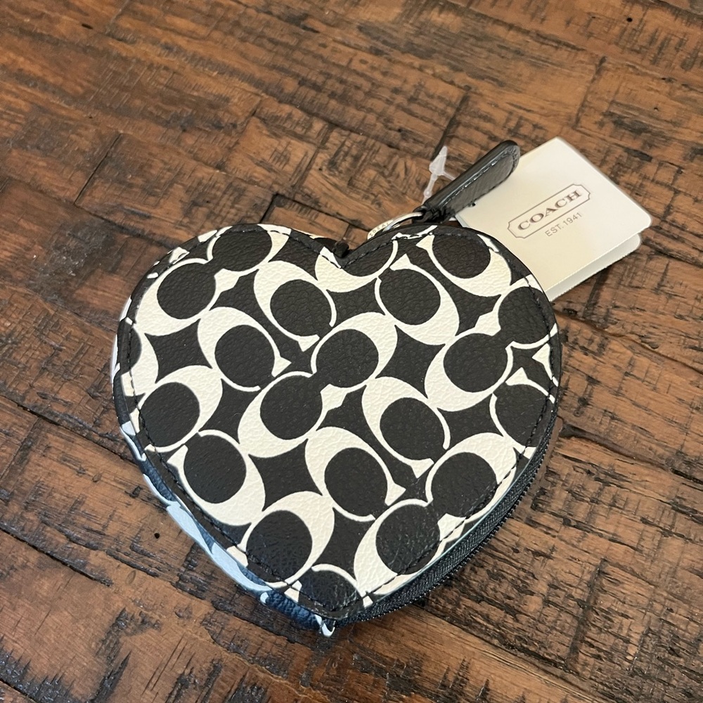 Coach Heart Coin Purse